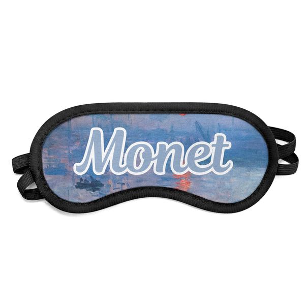 Personalized Impression Sunrise by Claude Monet Sleeping Eye Mask - Small