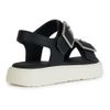 Geox J KODETTE Gir Sandal, Black, 32 EU
