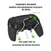 EXknight Leverback FPS Paddles Attachment, Back Buttons Gaming Paddles for PS5 Controller (Black)