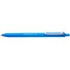 IZEE BALLPOINT RETRACTABLE PEN 1.0MM TIP, SKY BLUE INK, 12 PACK