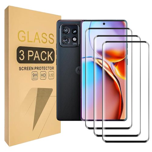 Lucyliy (3 Pack) Compatible for Motorola Edge Plus 2023 Screen Protector Tempered Glass,Case Friendly [9H Hardness] Compatible with Motorola Edge+ 2023 Screen Protector