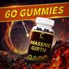 3 Bottle Massive Girth Gummies, Efficient Extraction - Boosting Energy, 60*3