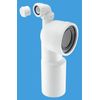 McAlpine WC-CON9V Bent Pan Connector with Boss - Plain End