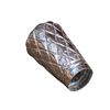 Silver Plated Pattern Embossed Walking Stick Handle Small