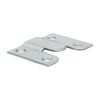 1 Pair Interlocking Flush Mount Z Clips with Mounting Screws for Headboard Frame