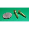 Brass #4  Phillips Flat Head Wood Screw x 1.00"  Length, 100 Pcs