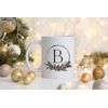 111205 Personalized Winter Pinecone Wreath MonogramAlphab