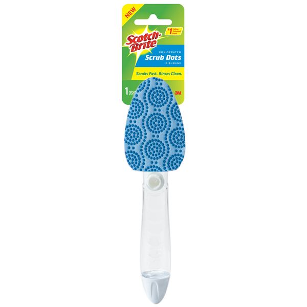 Scotch-Brite Scrub Dots Sponge Refill Dishwand, 1 Count (Pack of 1), Assorted