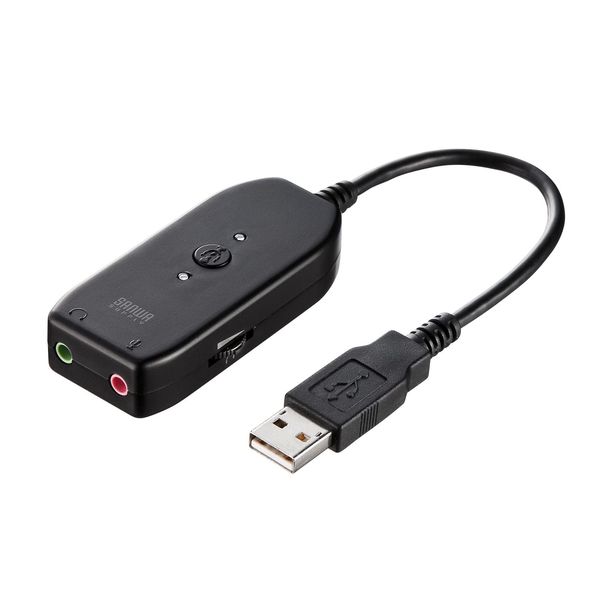 Sanwa Supply MM-ADUSB3N USB Audio Converter Adapter