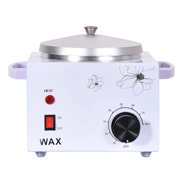 WAOYPGZ Kit Portable Wax Warmer Machine for Painless Hair Removal, Depilatory Wax Heater Metal Large Capacity Wax Warmer Fast Melt Epilator Machine Hair Removal for All Waxs (Soft,Hard,Paraffin)