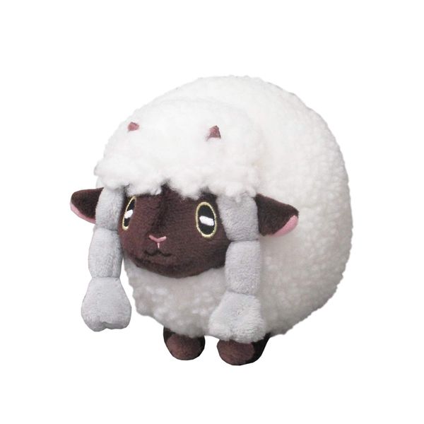 Sanei Boeki PP152 Pokémon All Star Collection Plush Toy, Wooloo, Size S, W 4.5 x D 5.9 x H 4.9 in (11.5 × 15 × 12.5 cm)