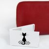'Cat On A Wall' Compact/Travel/Pocket Makeup Mirror (CM00010207)