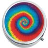 Tie Dye Swirl Medicine Vitamin Compact Pill Box