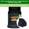 5 Pack 316442513 Range Surface Burner Knobs,Stove Control Knobs Replacement Compatible with Frigidaire,Kenmore,Sears Range Oven,Replace 1465864,AH2332411,AP4327071,EA2332411(Black)