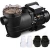 3/4 HP High Flo Above Ground Swimming Pool Pump Filter PUMP w/ Strainer Basket
