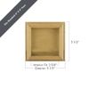 Deckorators 4 in. x 4 in. Hatteras Flat Top Pressure Treated Pine Post Cap