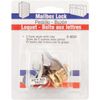 Prime-Line S 4634 Mailbox Lock – Replacement, Multipurpose Mailbox Lock for Several Brands – ILCO 1003M Keyway, Opens Counter-Clockwise with 90º Rotation, Nickel Finish (1 Set)