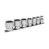 Sealey Ak2676 Socket Set 7Pc 3/8Sq Drive Whitworth