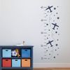 Airplane Growth Chart Decal - Plane Decor - Wall Decals for Kids