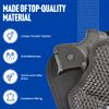 DeSantis Superfly Gun Holster, Ambidextrous, Unisex Pocket Holster, Fits Keltec P32, Keltec P3AT, Ruger LCP 380 Cal, Taurus 738 TCP 380 Cal, Made with Sticky Rubberized Fabric, Easy To Use, Black