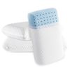 Memory Foam Neck Pillow with Pillowcase Ergonomic Body Support for Side Sleepers