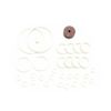 Game Room Guys Gottlieb Four Square Pinball White Rubber Ring Kit