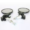 Universal Round Ball Joint, Bar End Mirror, Secure Viewing Angle, Convex Mirror, Left and Right Set
