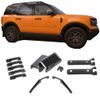 12PCS Front Hood Hinge Door Handle Tail Gate Hinge Kit Cover For Ford Bronco 