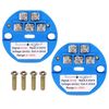 sourcing map 2pcs 0-150C RTD PT100 Temperature Sensor Transmitter Module 4-20MA DC24V Temperature Amplifier for Thermocouple, PLC Modules