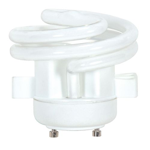 Satco 13T2GU24/27/Squat Compact Fluorescent Spirals CFL, 13W GU24 T2, Bulb