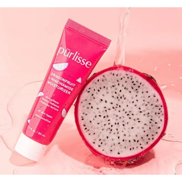 Purlisse Dragon Fruit + Niacinamide Exfoliator 1.7 fl oz / 50mL Full Size NIB