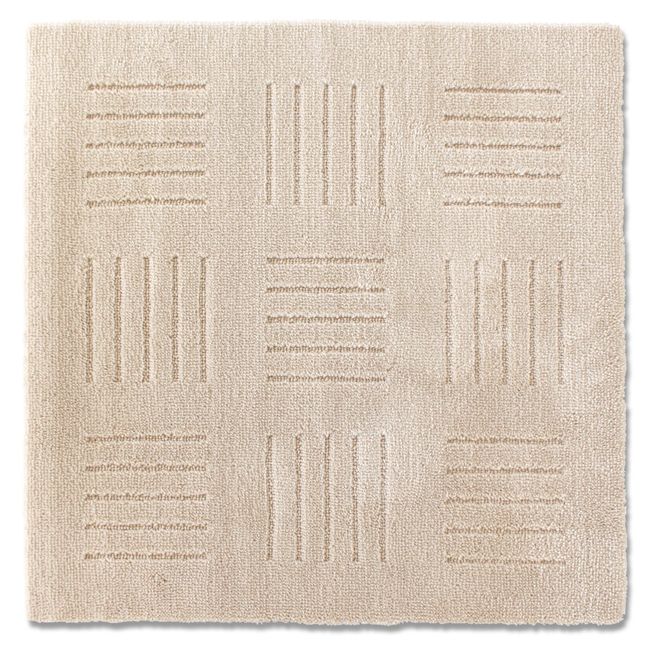 OKA Joint Kitchen Mat Pita Plus Brick Beige Approx. 23.6 x 23.6 inches (60 x 60 cm)