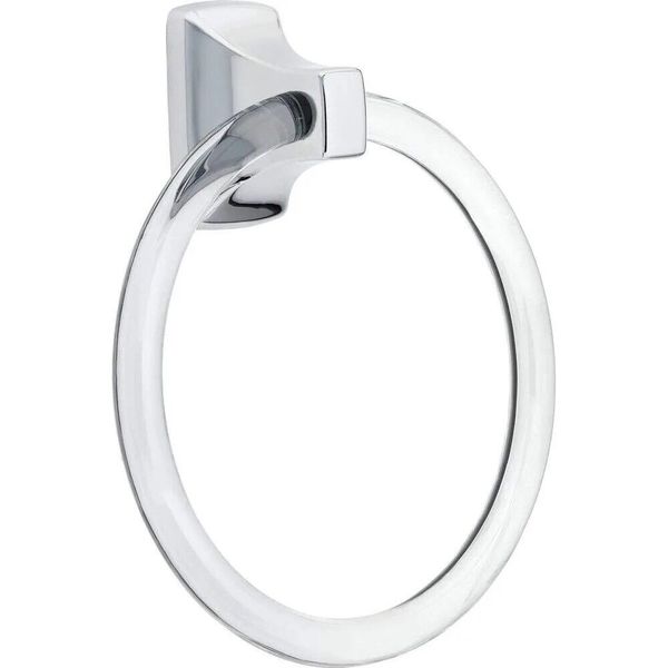 Donner Contemporary Collection Towel Ring P5500 Chrome Post & Lucite Ring