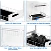 2 Pack  Under Sink Organizer 2-Tier Kitchen Bathroom Sink Organizers Storage