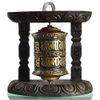 BUDDHAFIGUREN Buddhist Tibetan Wall Prayer Wheel - copper 10 CM