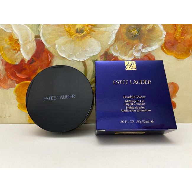 Estee Lauder Double Wear Foundation Makeup To Go Liquid COMPACT 2C2 PALE ALMOND