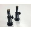 TMC 2 x Anodized Aluminium Stage stands with locking nuts, with 2 x 3 inch inserts. Carp