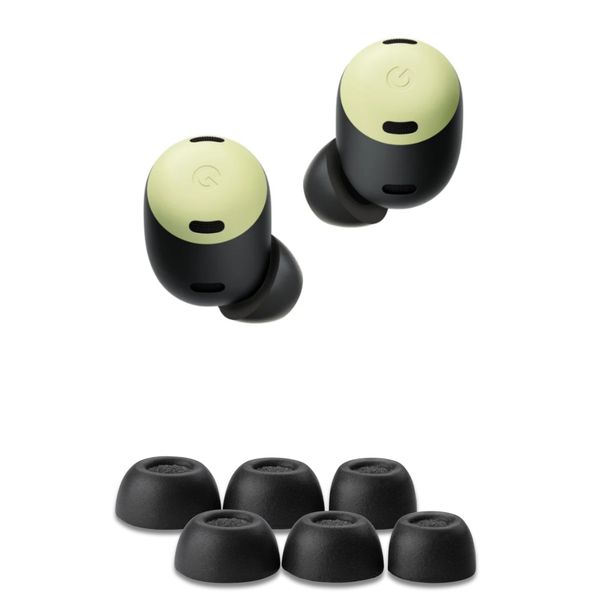Comply Ear Tips for Google Pixel Buds Pro, Assorted, 3 Pair, Black