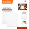 6x8 Self-Seal Cardboard Envelopes - 25 Pack for Professional Document Protection