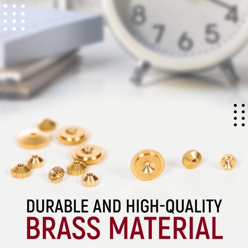 12 Pcs Brass Clock Hand Nut Assortment, Replacement for Clock Hand, Grandfather Wall Mantel Clock