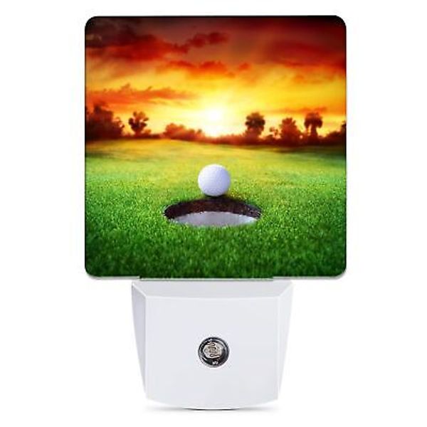 Golf Ball Dusk to Dawn Night Light Auto Sensor Indoor Home Decor Boys Gift