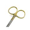 T/C Germany Inserts Operating Dissecting Iris Scissors Curved 4.5" Sharp/Sharp