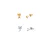 Ted Baker Melanyy Celestial Stud Earring Gift Set (Gold Tone & Silver Tone/ Clear Crystal)