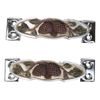 Rustic Western Pinecones Sprig Branch Drawer Cabinet Furniture Bar Pulls 2-Pack