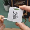 Azeeda 'Mouse With Toothpaste' Keyring Tape Measure/Spirit Level Tool (KM00005345)