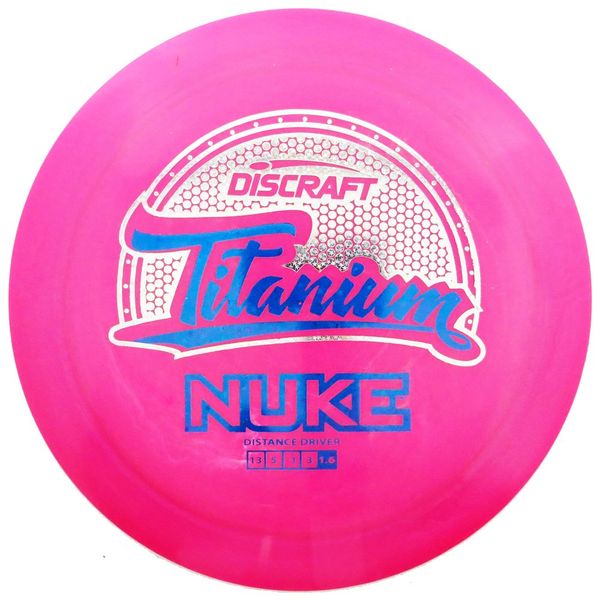Discraft Titanium Golf Disc, Nate Doss Nuke Max Distance Driver, 170-174gm