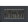 BG Evolve Matt Grey Double 4 Gang Brush Cable Entry Wall Plate Black