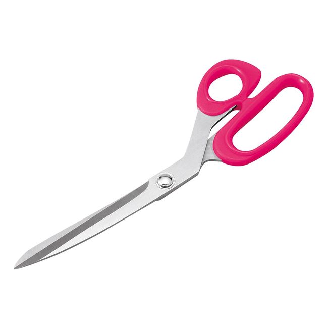 390367 Cloth Scissors, 9.4 inches (24 cm), Stainless Steel, Handicrafts, Sewing Scissors, Easy to Cut, Lightweight, Pink