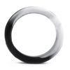 Custom Plugs Marble White & Black Silicone Ear Tunnels (42mm)