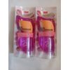 2 Real Techniques Miracle Complexion Beauty Sponge Makeup Blender + Travel Case